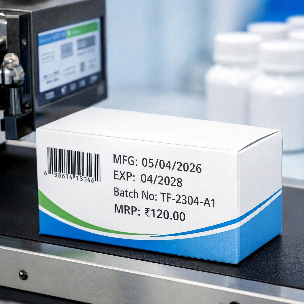 Pharma Industry Batch Coding